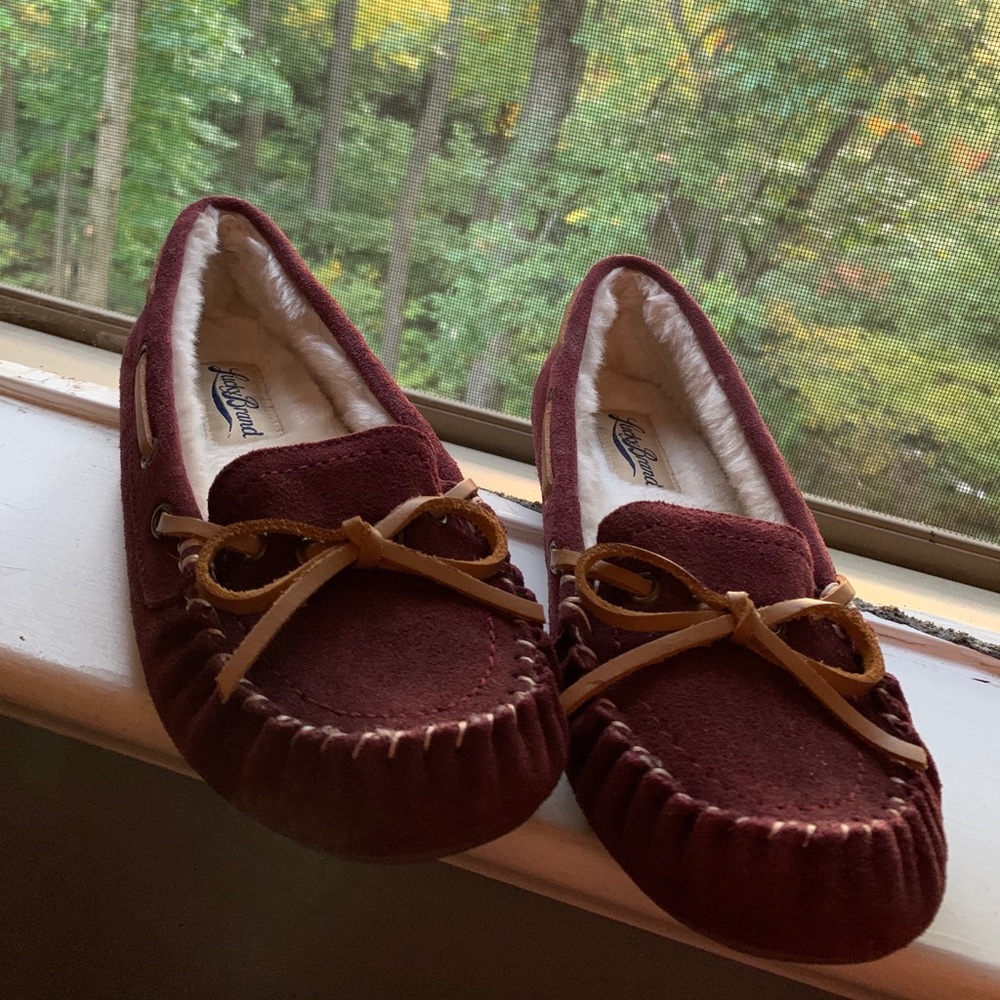 Lucky Brand Maroon Moccasins